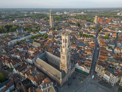 Bruges Belfry and Markt Square