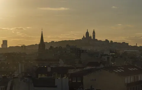Sacre Coeur from Le Perchoir Menilmontant