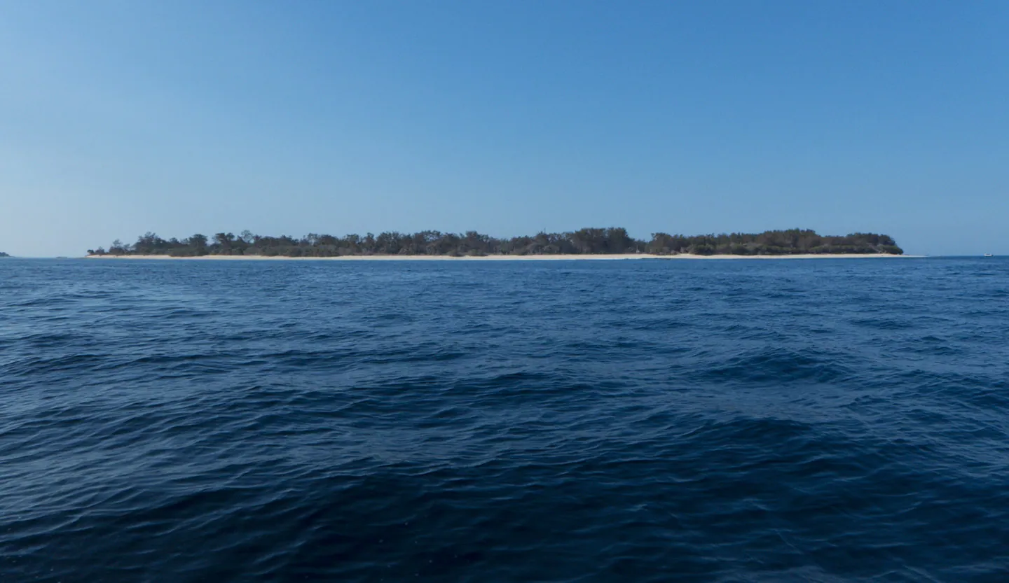 Gili Meno from the Sea