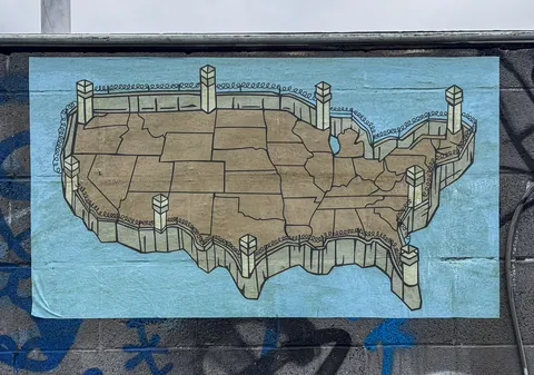 Immigration Graffiti, Las Vegas Arts District