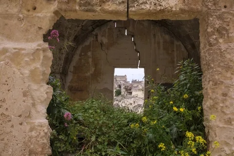 Matera ruined house