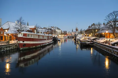 Frederiksholms Kanal at Dawn, Copenhagen