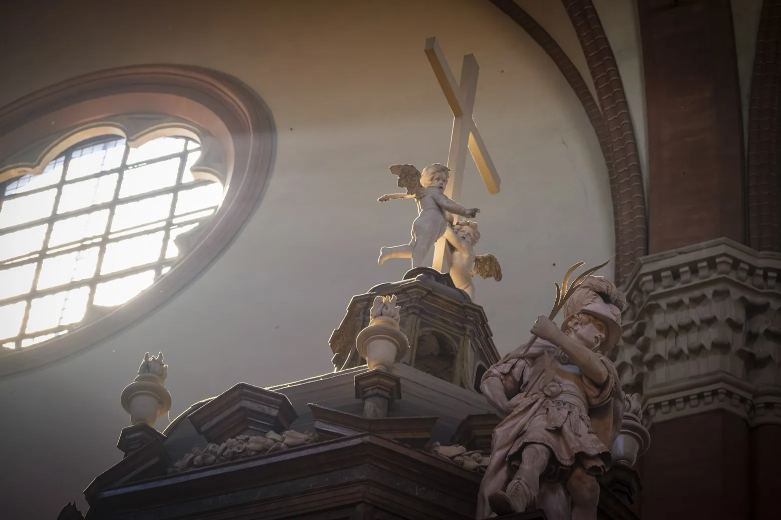 Sunlight in the Basilica di San Petronio, Bologna