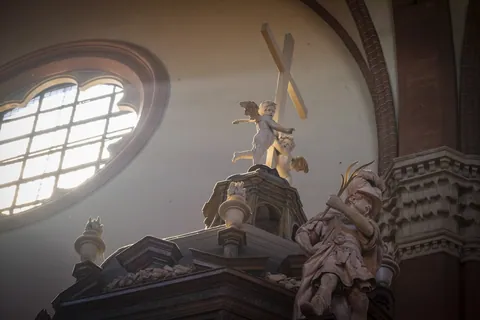 Sunlight in the Basilica di San Petronio, Bologna