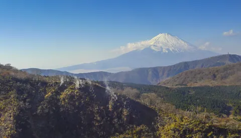 Mount Fuji from the Hakone Ropeway