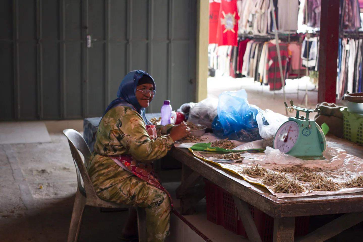 Dried Fish Seller, Dungun Market