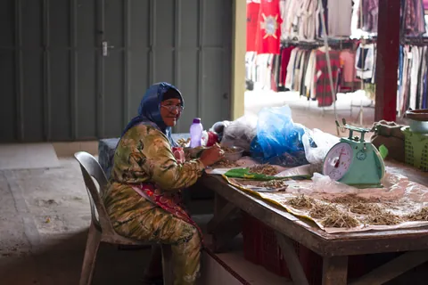 Dried Fish Seller, Dungun Market