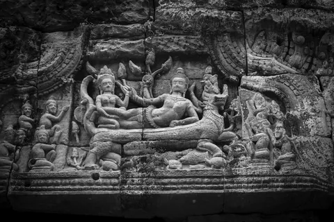 Sculpture Detail, Prasat Preah Khan Temple