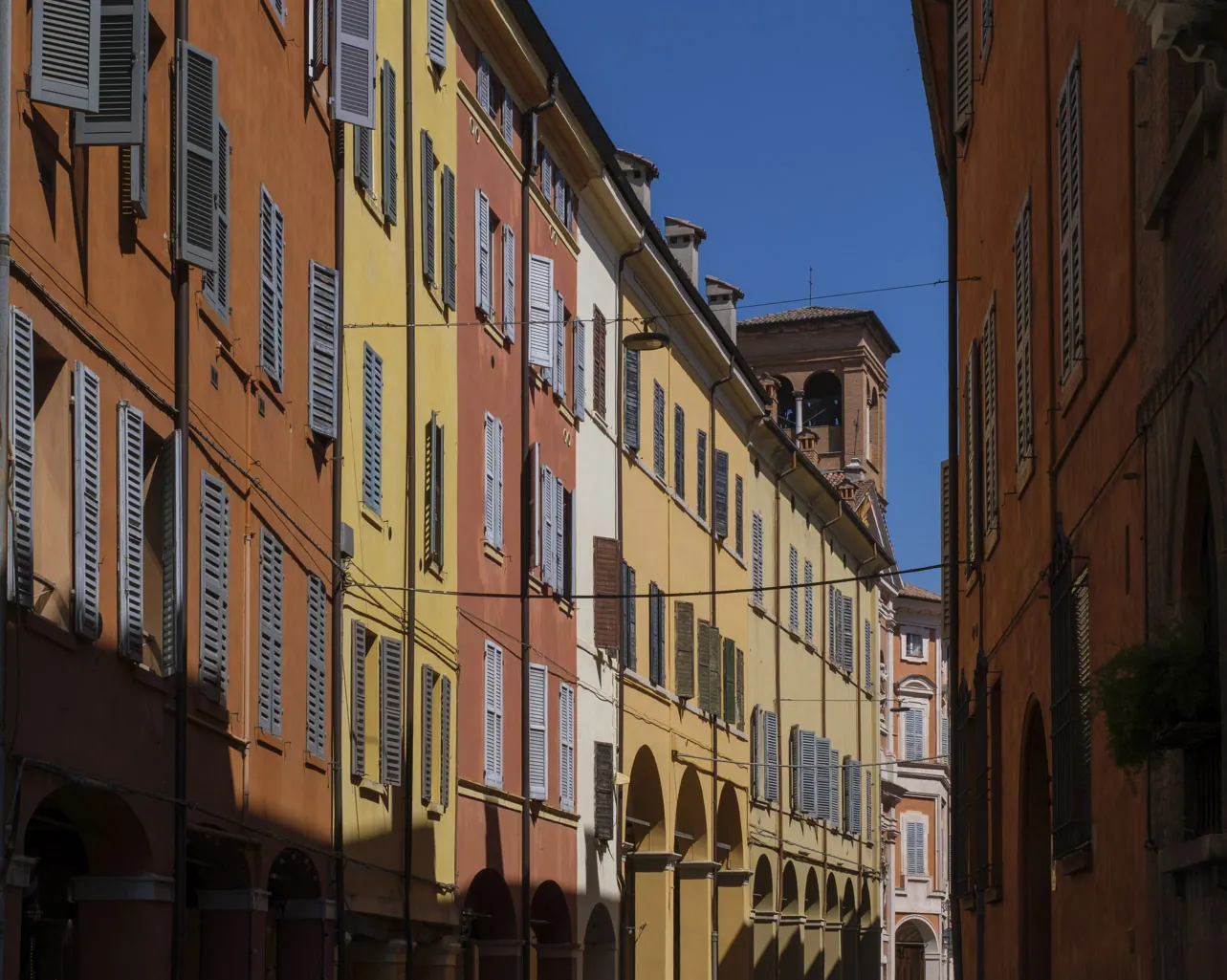 Earth tones of Modena, Italy