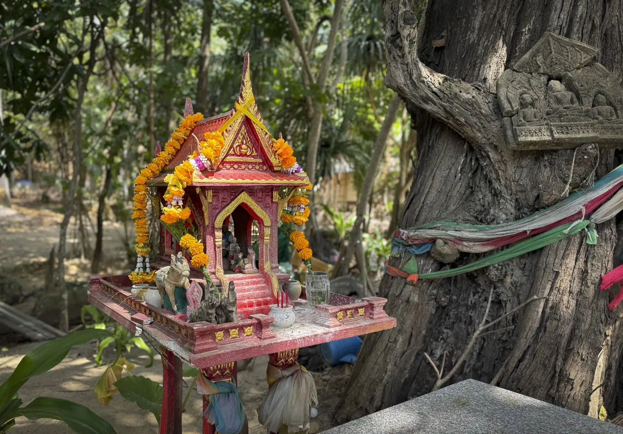 Buddhist Shrine at Same Same But Different, Ko Lanta