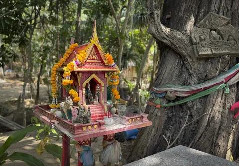 Buddhist Shrine at Same Same But Different, Ko Lanta