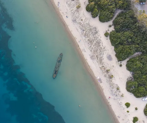 The Navarino Shipwreck, Golden Beach