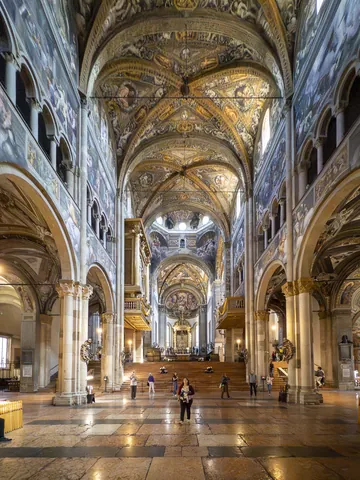 Interior of the Duomo, Parma