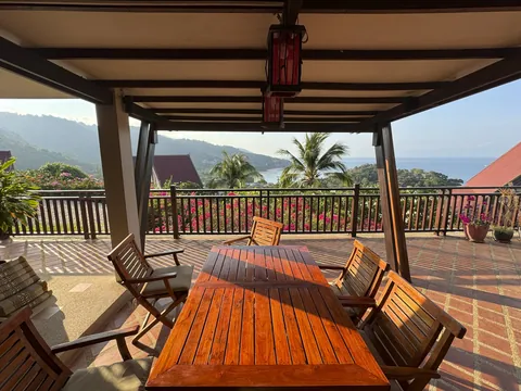 The view from our deck @ Baan Kantiang See Villas, Ko Lanta