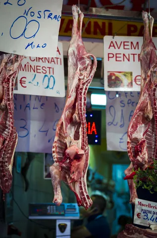 Fresh Lamb, Ballaro Market, Palermo