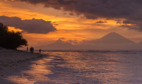 Sunset from Karma Kayak, Gili Trawangan