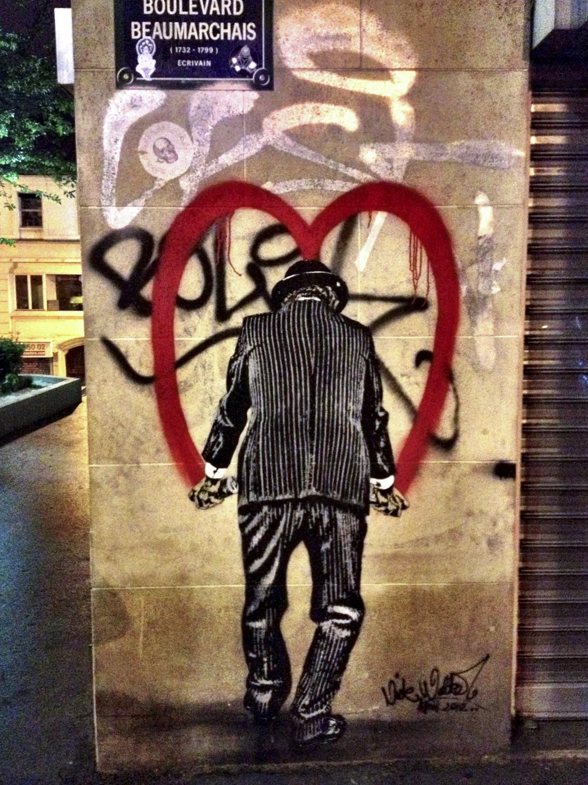 Street art in the Oberkampf