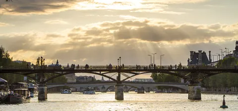 Sunset over the Pont des Arts
