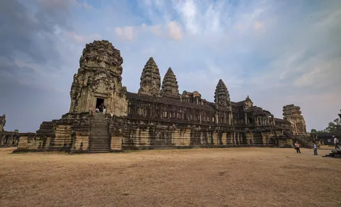 Inner Angkor Wat at Sunrise