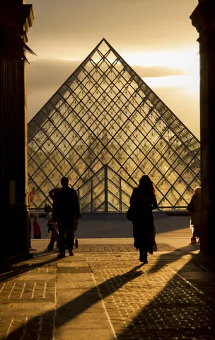 Sunset at the Louvre
