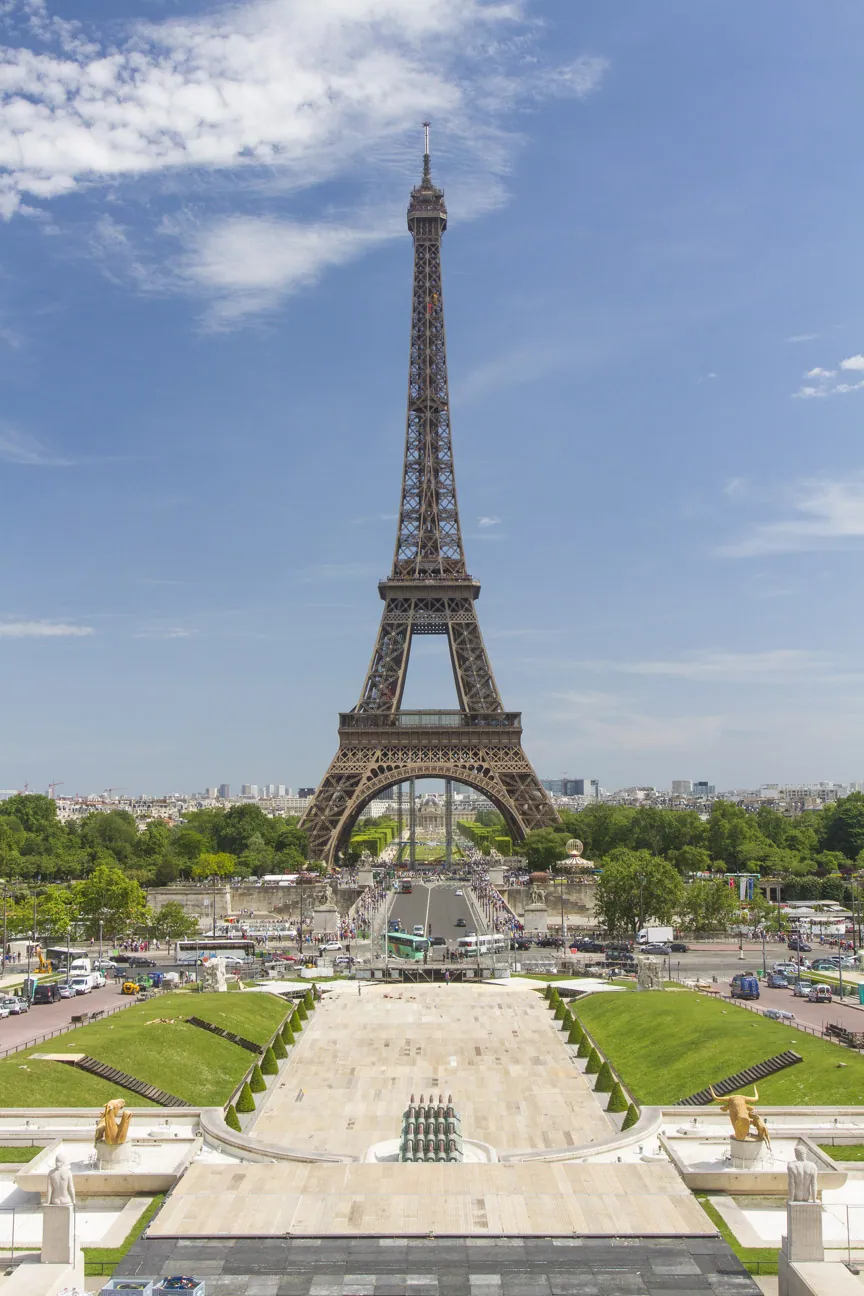 Eiffel Tower from the Palais de Chaillot