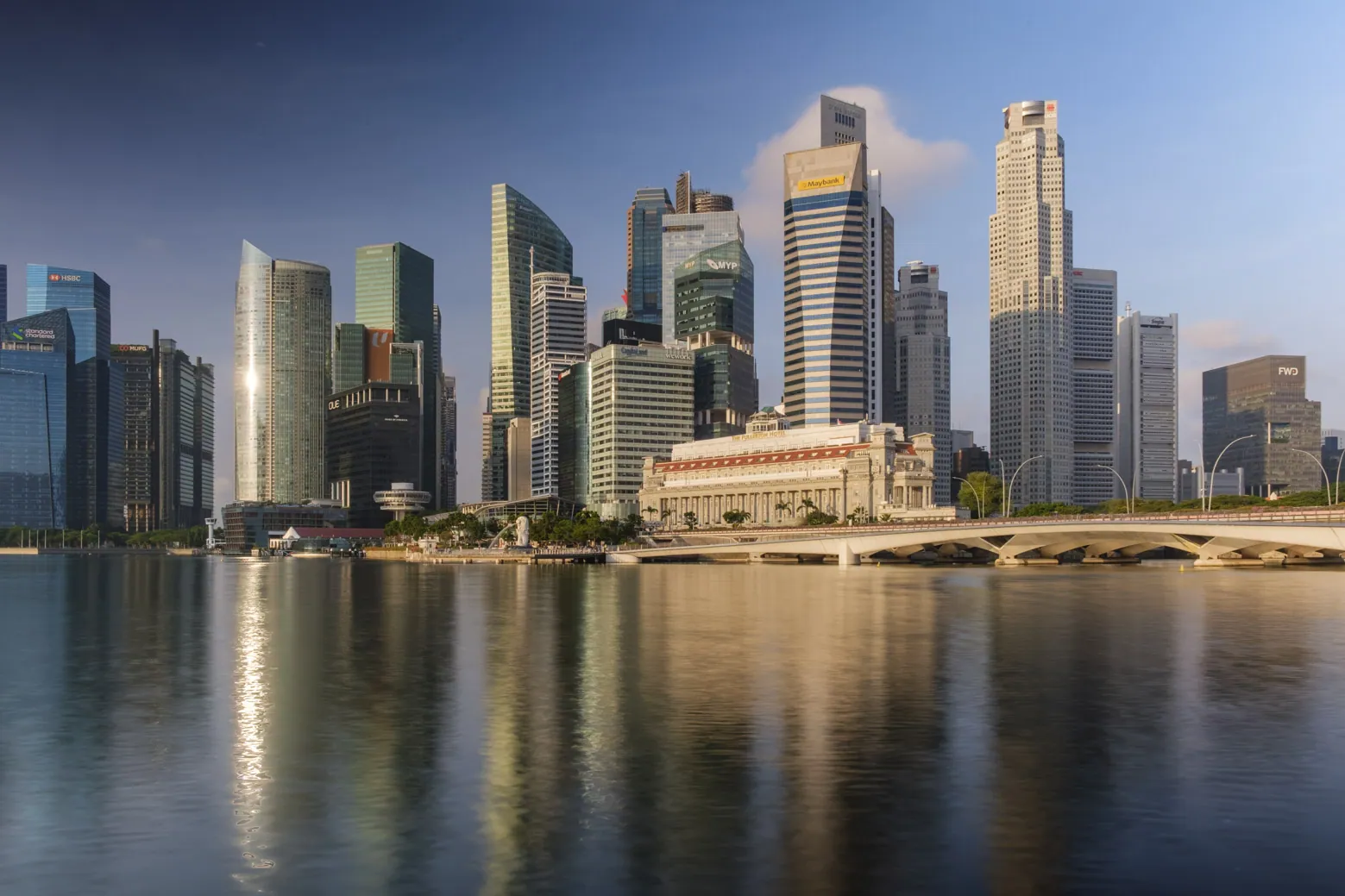 Central Business District at Sunrise