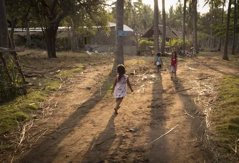 Village Children Playing, Gili Trawangan