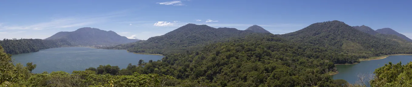 Twin Lakes of Danau Buyan and Danau Tamblingan