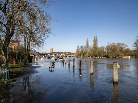 Flooded Henley, January 2020