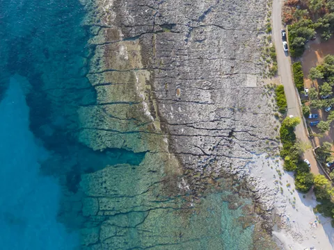 Kardamyli Coast from above