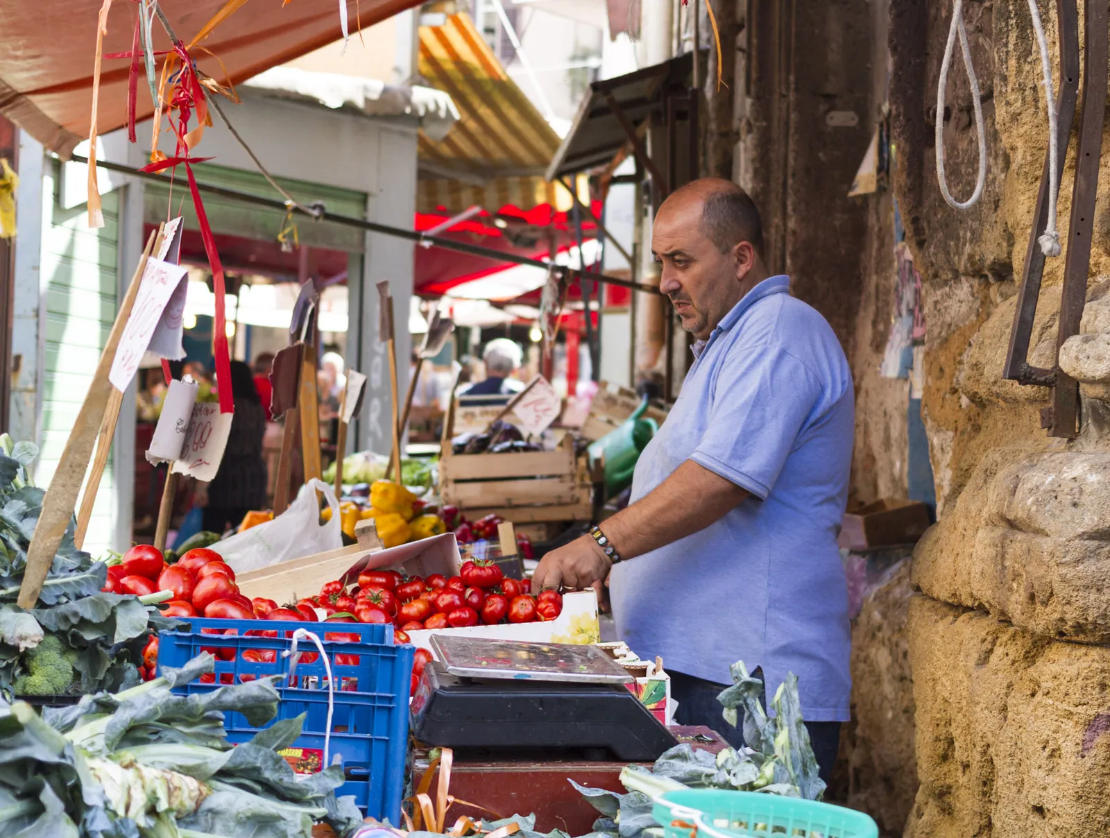 Ballaro Market Seller, Palermo