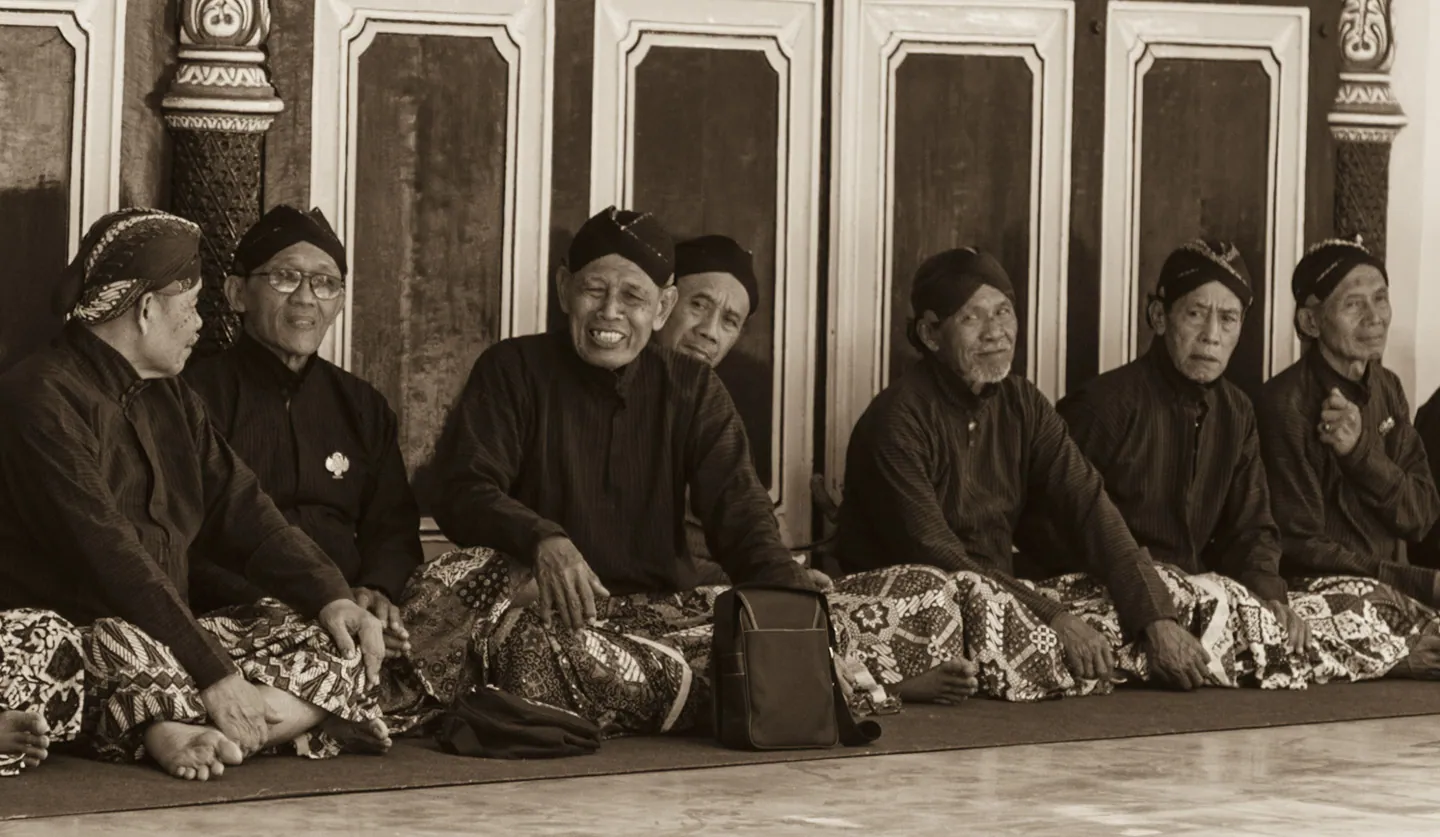 Courtiers of the Sultan Palace, Yogyakarta