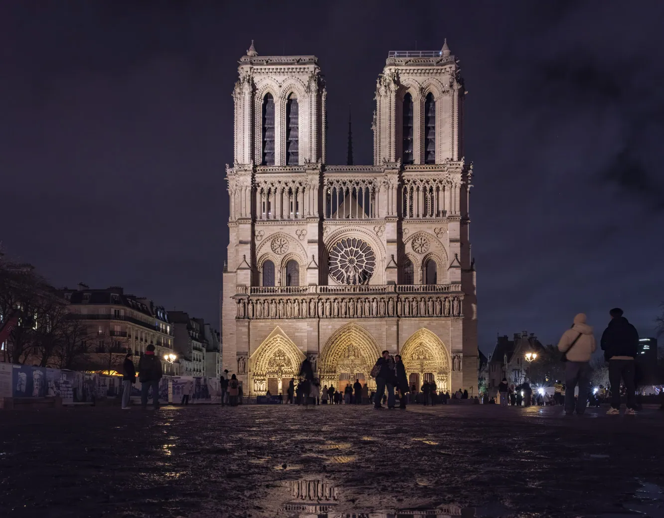Notre-Dame by night