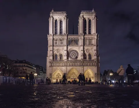 Notre-Dame by night