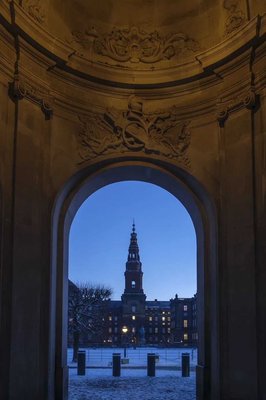 Christiansborg Palace at Dawn