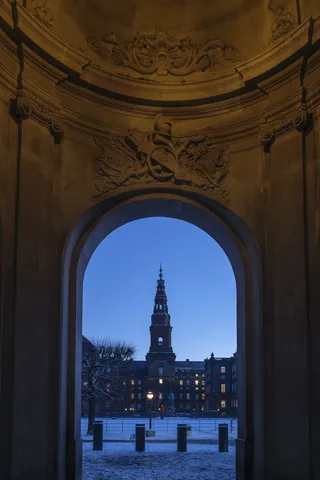 Christiansborg Palace at Dawn