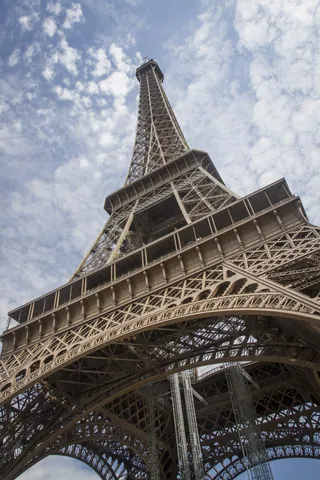 Eiffel Tower from Below