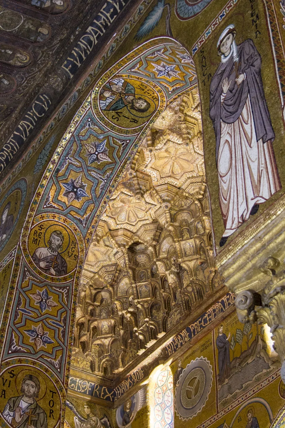 Interior of the Capella Palatina, Palermo