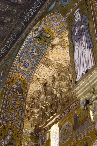 Interior of the Capella Palatina, Palermo