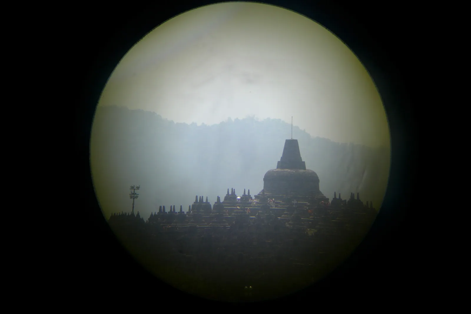 Borobudur through a Telescope, Plataran Hotel, Borobudur