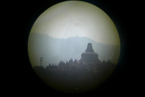 Borobudur through a Telescope, Plataran Hotel, Borobudur