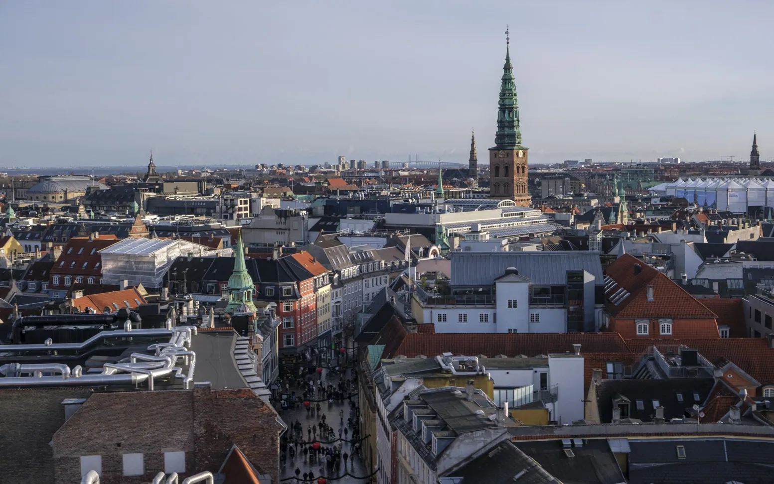 Copenhagen from the Round Tower
